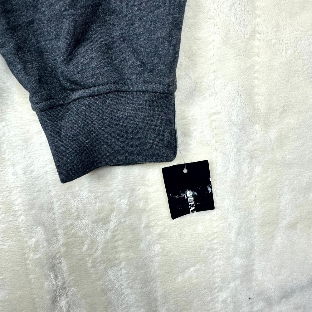 Alfani Men's XXL‎ Charcoal Knit Jacket Zip Front Mixed Media Pockets NWT - Picture 4 of 13